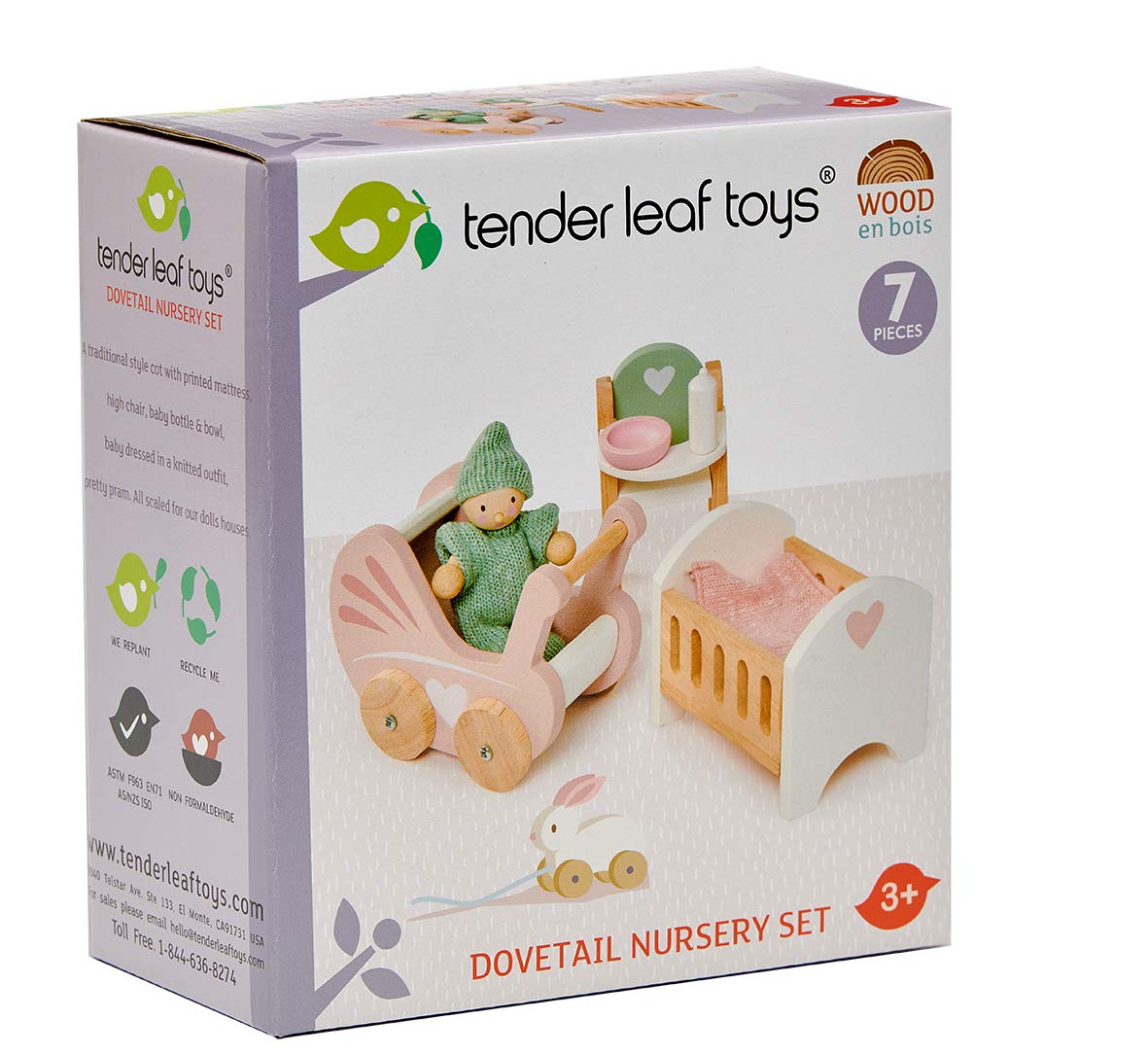 Tender Leaf Toys - Dollhouse Accessories - Detailed Wooden Furniture Sets and Room Decor - Encourage Creative and Imaginative Fun Play for Children - Age 3+