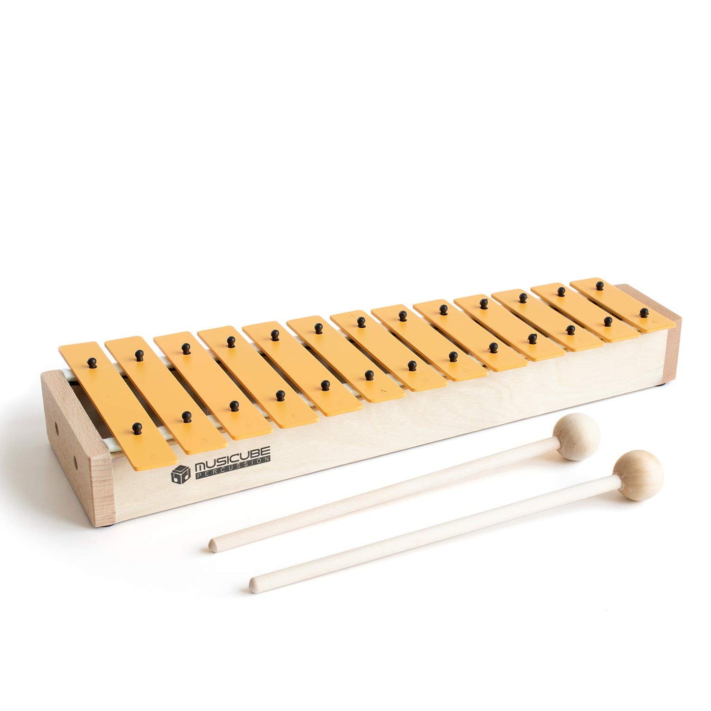 MUSICUBE 13 Keys Xylophone for Kids Wooden Xylophone Musical Instrument with Mallets Glockenspiel Instrument Educational Sensory Musical Toys Christmas Gift Choice for Boys Girls Aged 3+