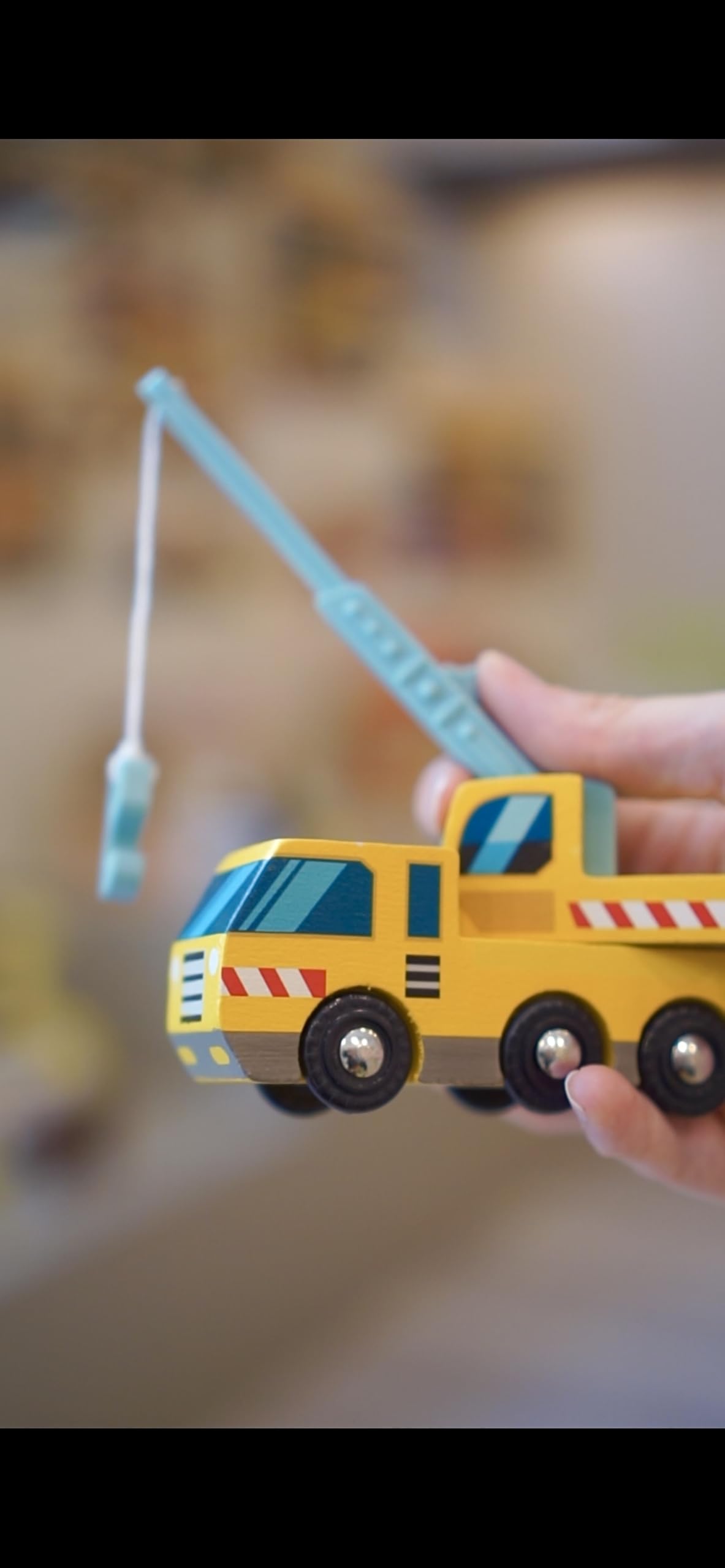 Tender Leaf Toys - Construction Site - Four Heavy Vehicles with Crane Truck, Road Roller, Dump Truck and Front Loader - Build Your Own Construction Site and Develops Fine Motor Skills for Children 3+