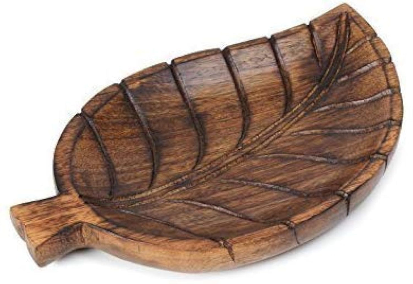 S.B.ARTS Wooden Tray for Ottoman Serving Tea Coffee Trays Cups-Dining Table Decor Accessories Vanity Home Organizer Serving Tray Decor Kitchen Counter-tops Living Room Ideal Gift For Loved Ones Brown