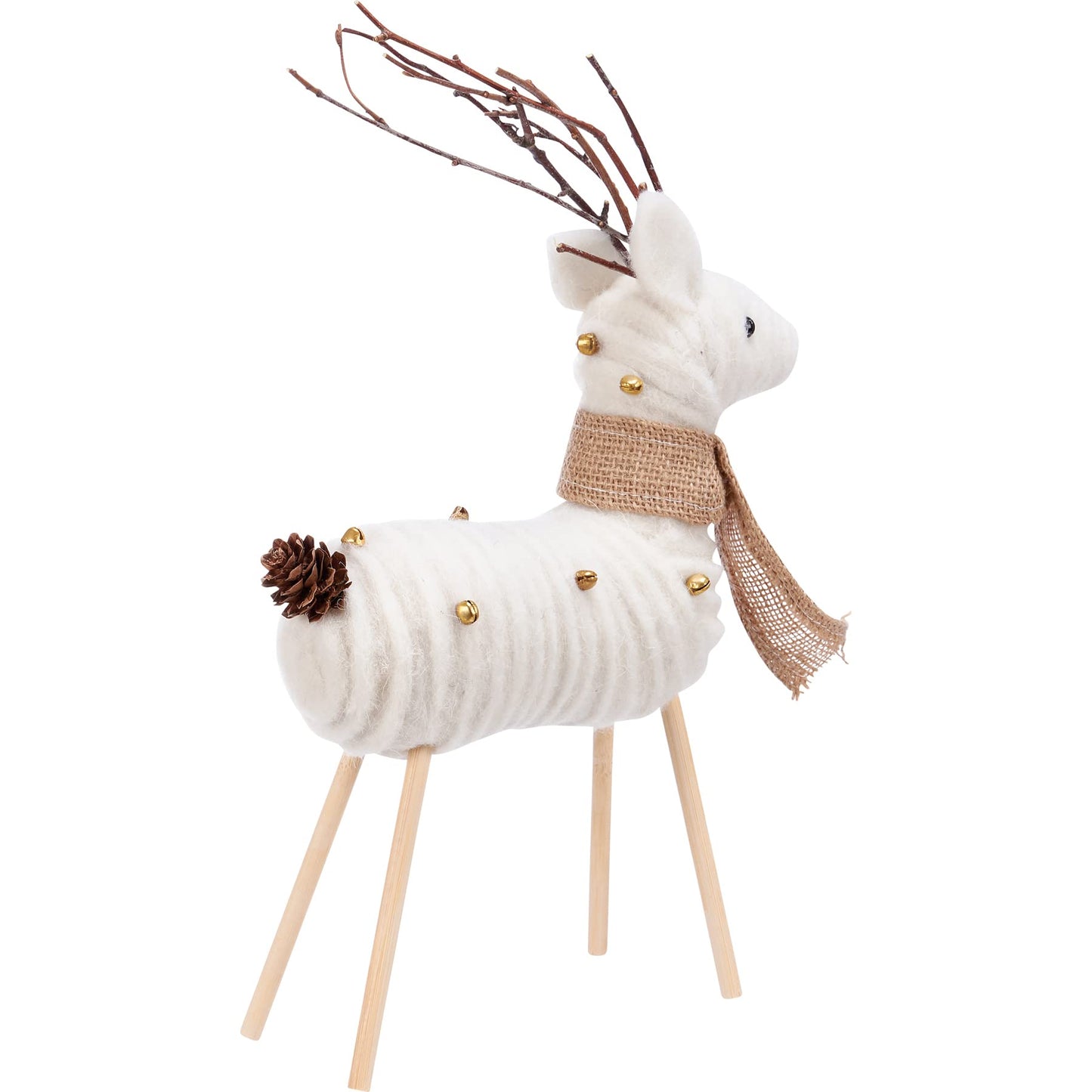 Primitives by Kathy Cream Deer Decorative Sitter Set