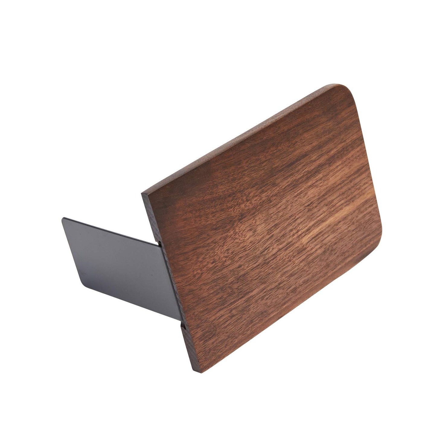 Pandapark Wood Bookends,Non-Skid Bookend for Shelves,Heavy Duty Bookends,Book Stand for Books/CDs,1 Pair