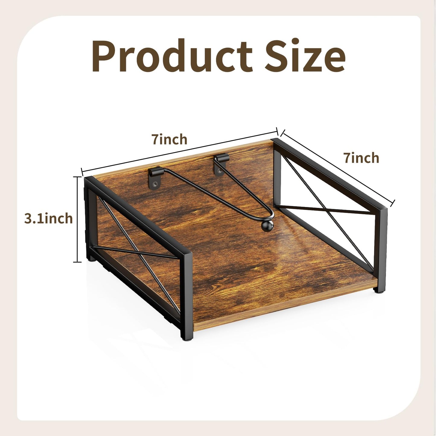 Three Colors Napkin Holder for Table, Farmhouse Napkin Dispenser with Weighted Arm, Rustic Wood Napkin Holders for Paper Napkins,Kitchen, Dining Table
