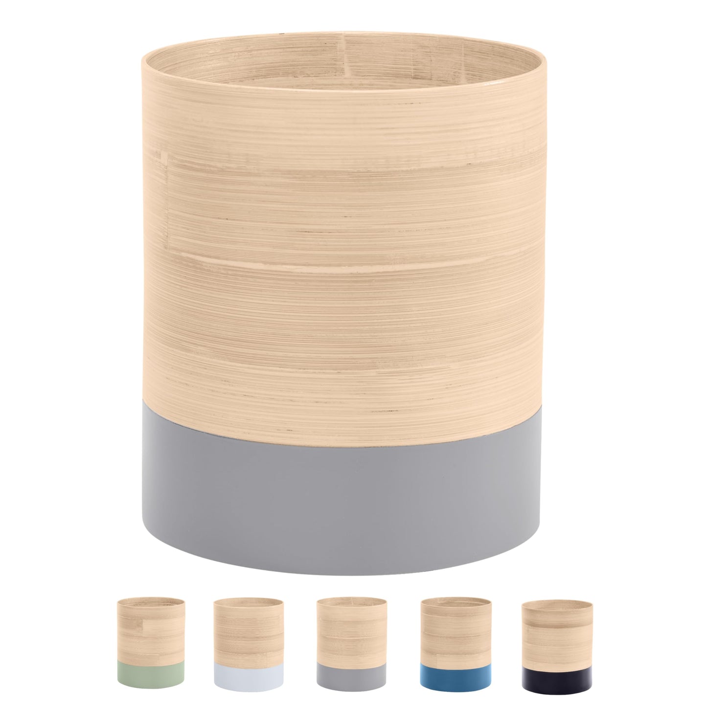 Handcrafted Bamboo Kitchen Utensil Organizer, Modern Countertop Holder, Large Capacity