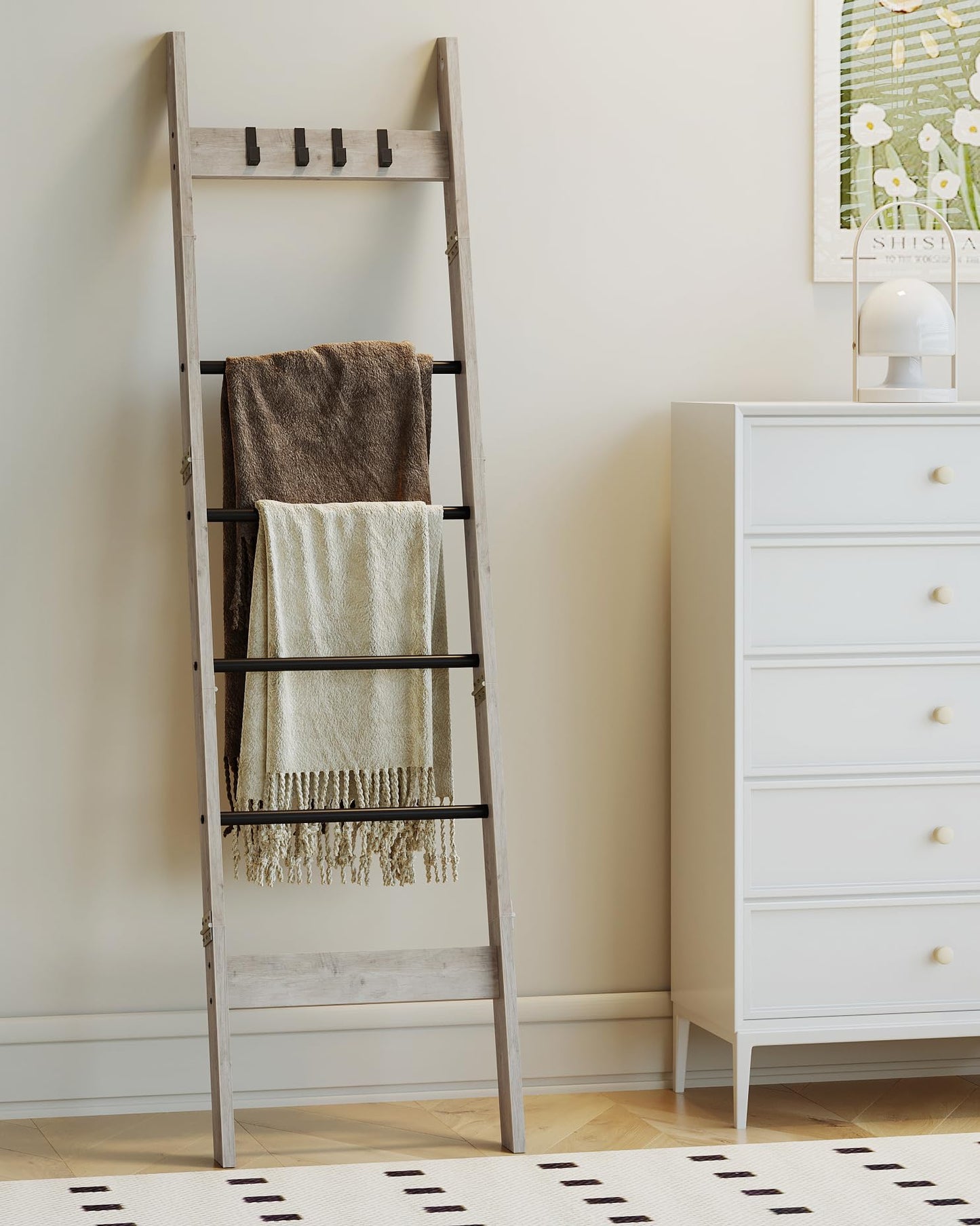 Hzuaneri Blanket Ladder Shelf BR31505BLR03899G