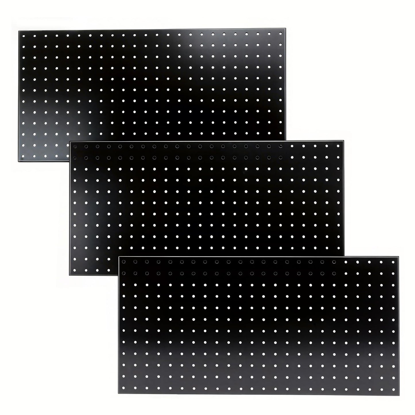 Ultrawall Metal Pegboard Panels, Pegboard Wall Organizer, Peg Boards for Garage, Tool Storage Organization, 12"X24", 3pcs, Black