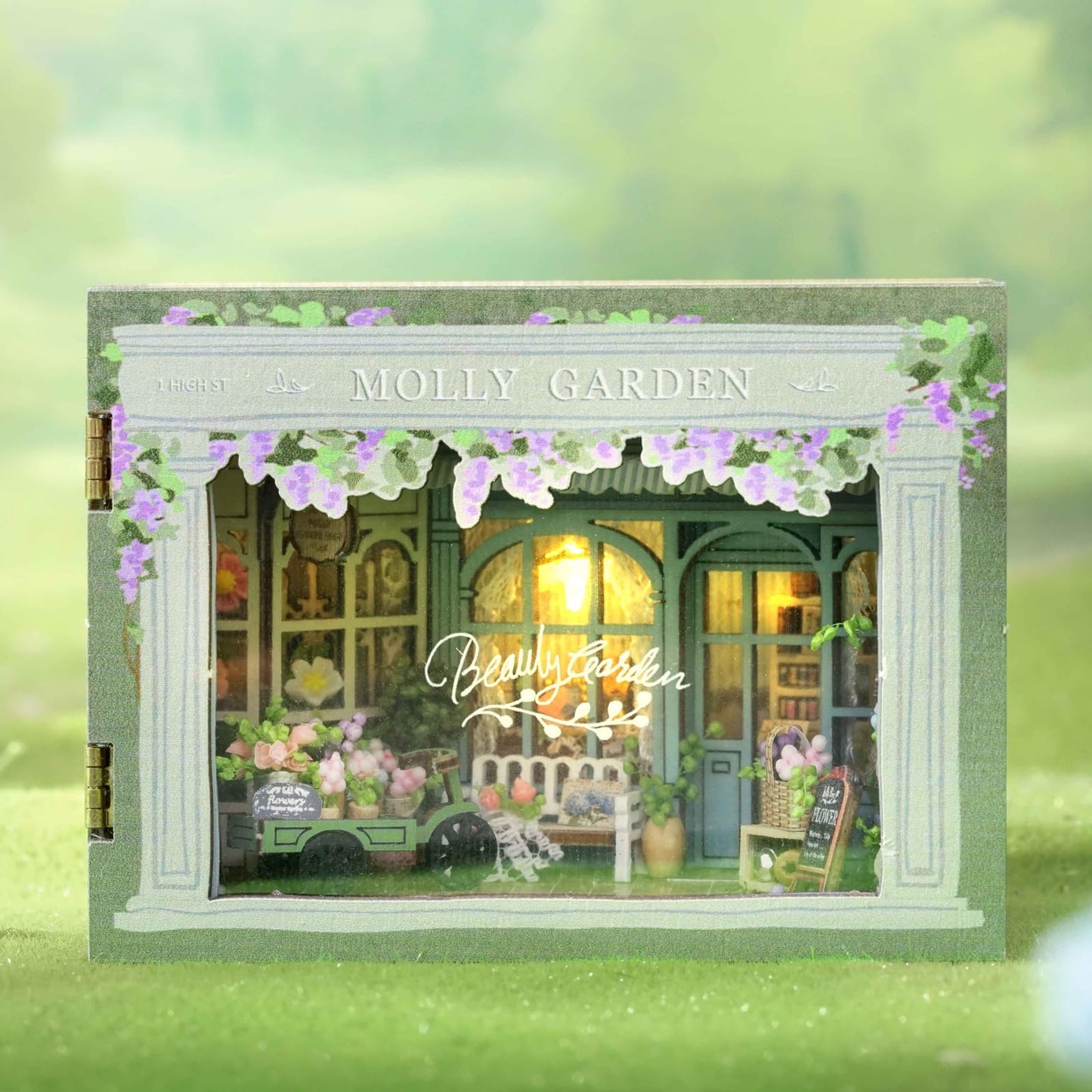DIY Miniature House Kit, CUTEROOM Mini House Kit for Adult to Build