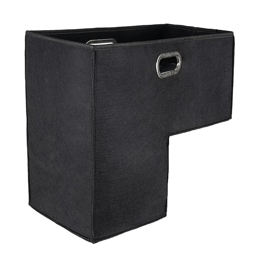 Stair Step Basket - Stair Storage Organizer, Space Saving Stair Step Storage | Laundry L Shaped Organizer Basket, Multipurpose Stair Storage Basket For Blankets Clothes Books Socks Toys