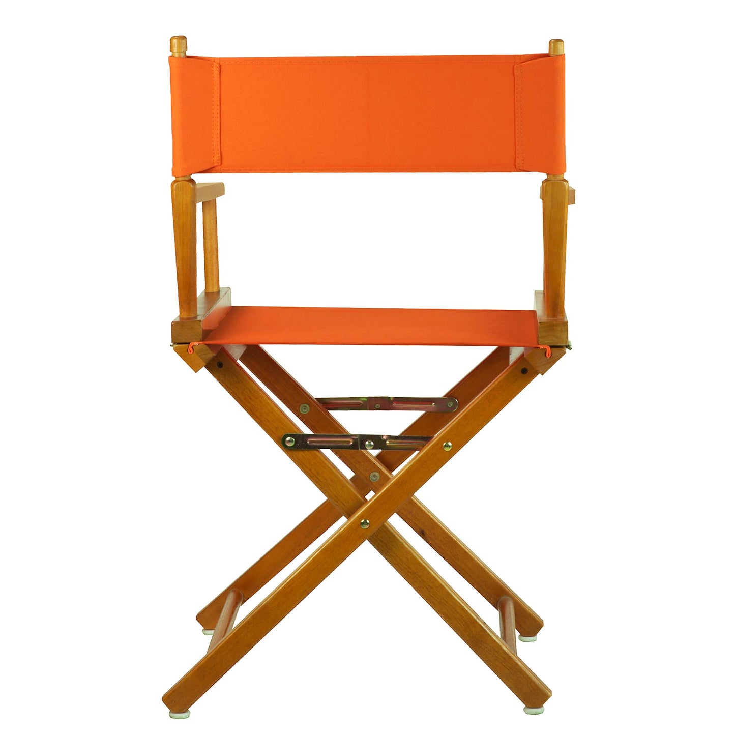 Casual Home 18" Director's Chair Honey Oak Frame with Tangerine Canvas