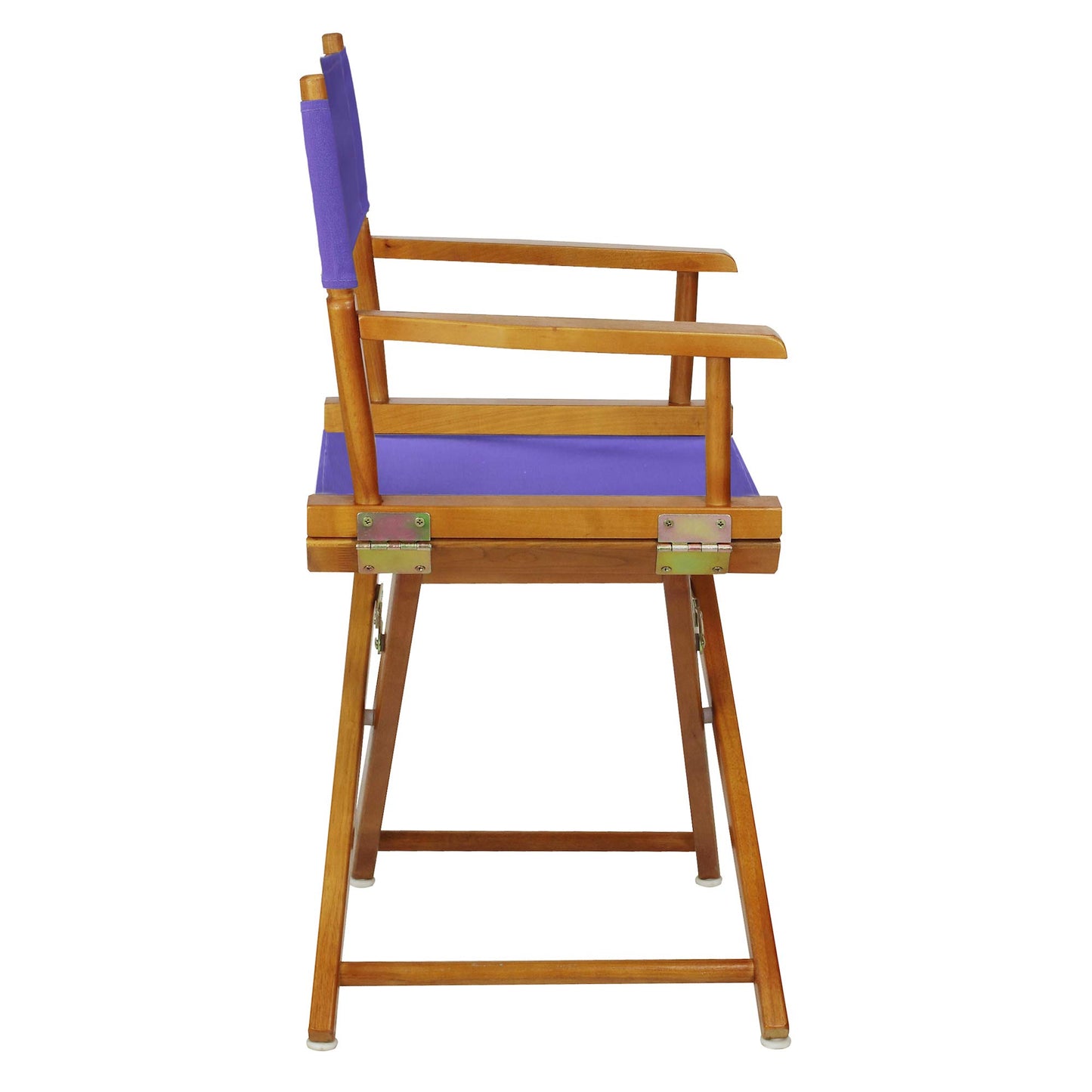 Casual Home 200-55/021-41 Honey Oak Director Chair 18" - Classic Height OakFrame/Purple Canvas