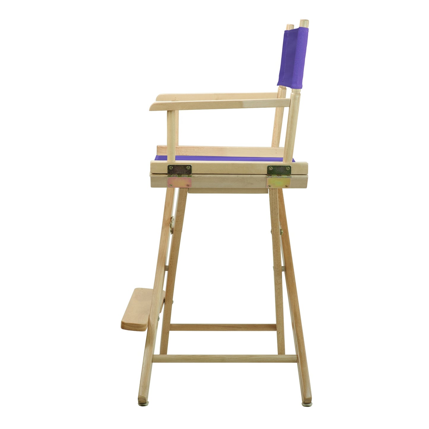 Casual Home 220-00/021-41 Director Chair 24" - Counter Height Natural Frame/Purple Canvas