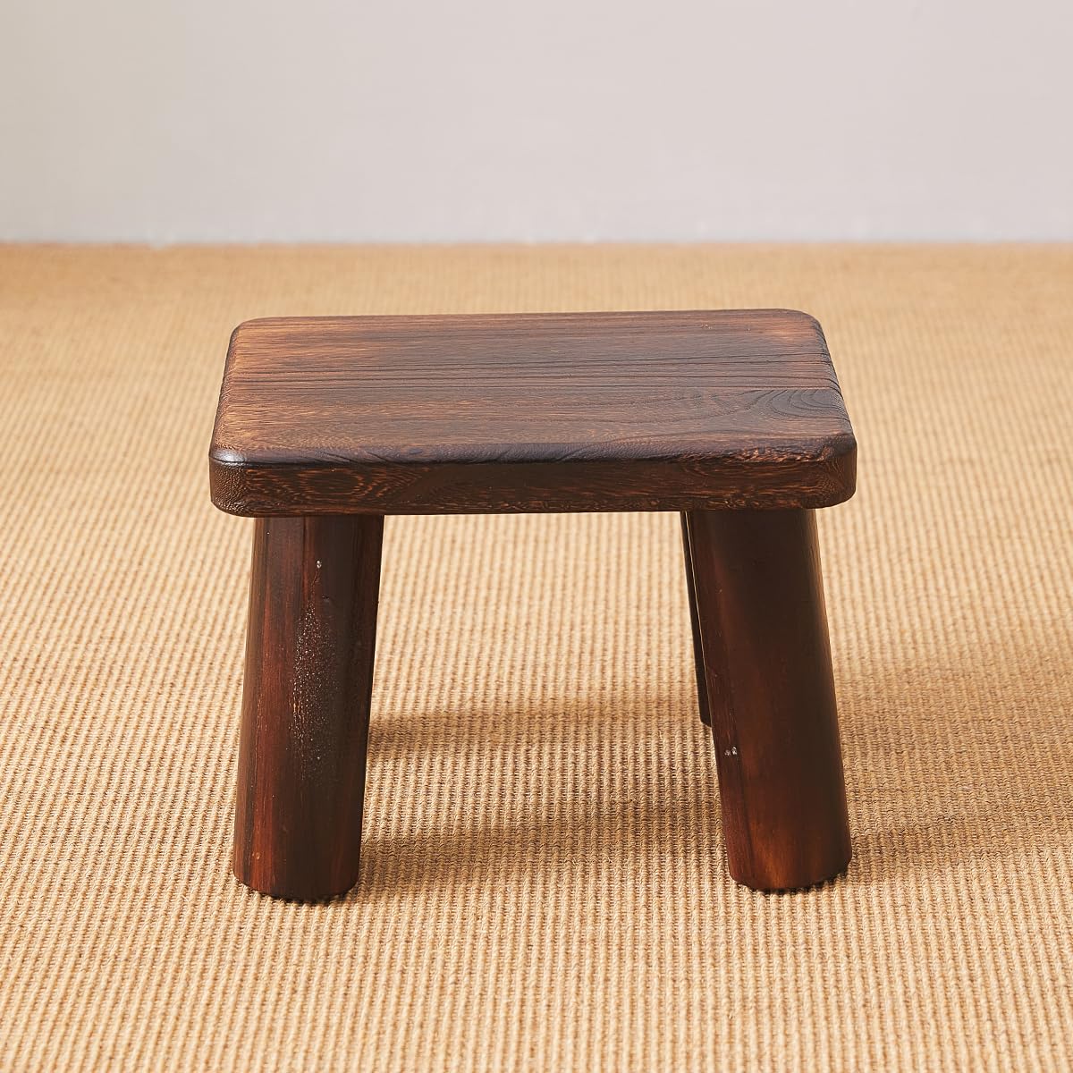 GZQWDC Wooden Step Stool for Adults and Kids,Foot Stool,Kitchen Small Wood Bench,Wood Plant Stand (14.2"x10.2"x10.6")