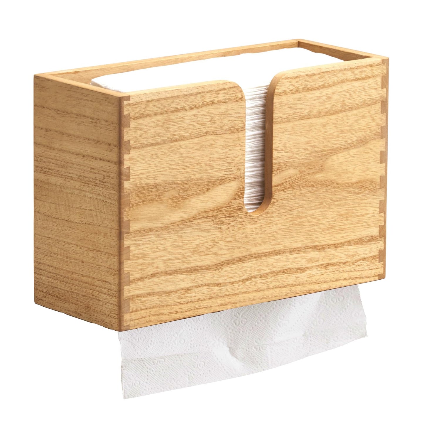 KIRIGEN Multifold Paper Towel Dispenser, Wall Mount or Countertop Natural