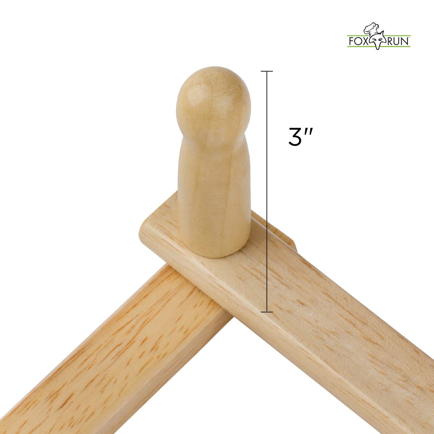 Fox Run Expanding Beechwood Coffee Mug Wall Rack