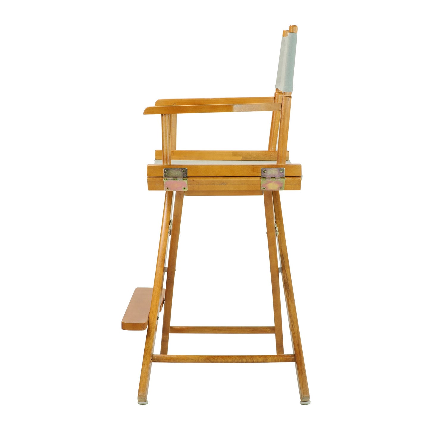 Casual Home 24" Director's Chair Honey Oak Frame-with Grey Canvas, Counter Height