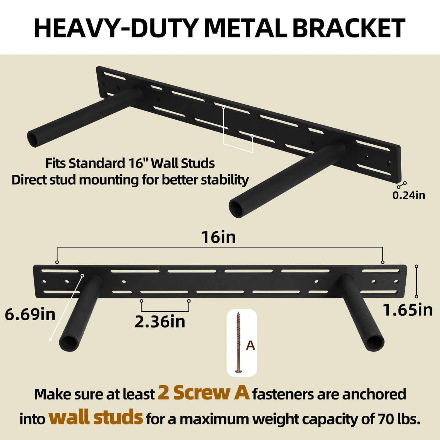 BANFFLOW 30 Inch Rustic Wood Floating Shelves for Wall, 8.66 Inch Deep Solid Wood Wall Shelf with Heavy Duty Hidden Bracket, Golden Oak, 30 × 8.66 × 2.28, for Living Room Bathroom Bedroom, Set of 2