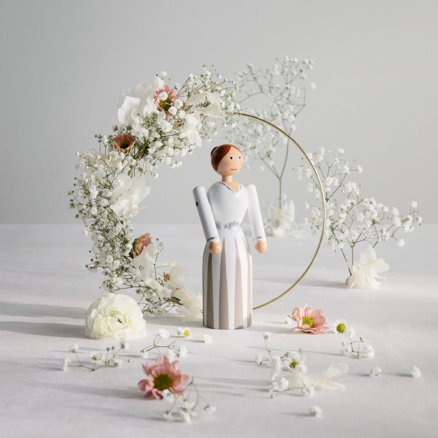Kay Bojesen Bride Wooden Figurine | Painted FSC Beech | 6.7 in