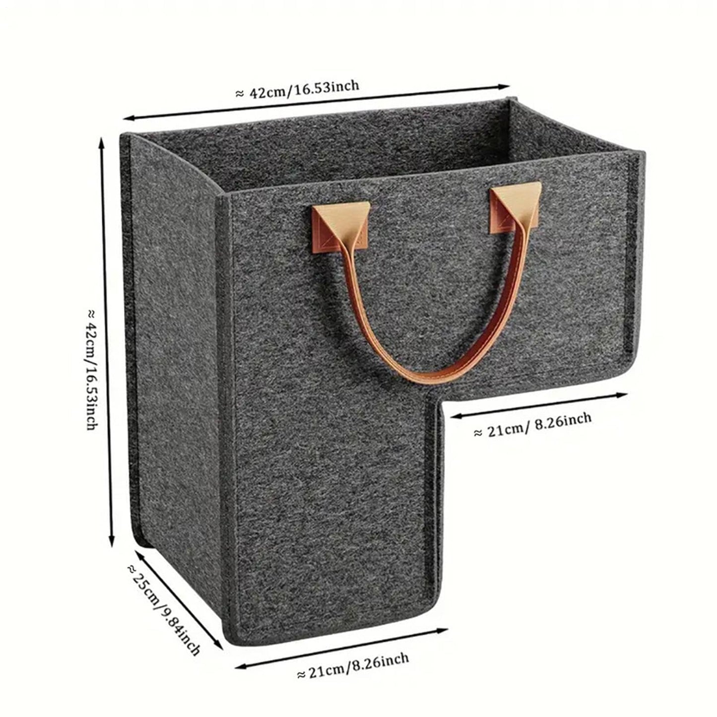 Stair Basket - Laundry Basket, Space-Saving Closet Storage | Carpeted Stairs Closet Storage with Handle for Wooden Staircase Carpeted Stairway Household Apartment
