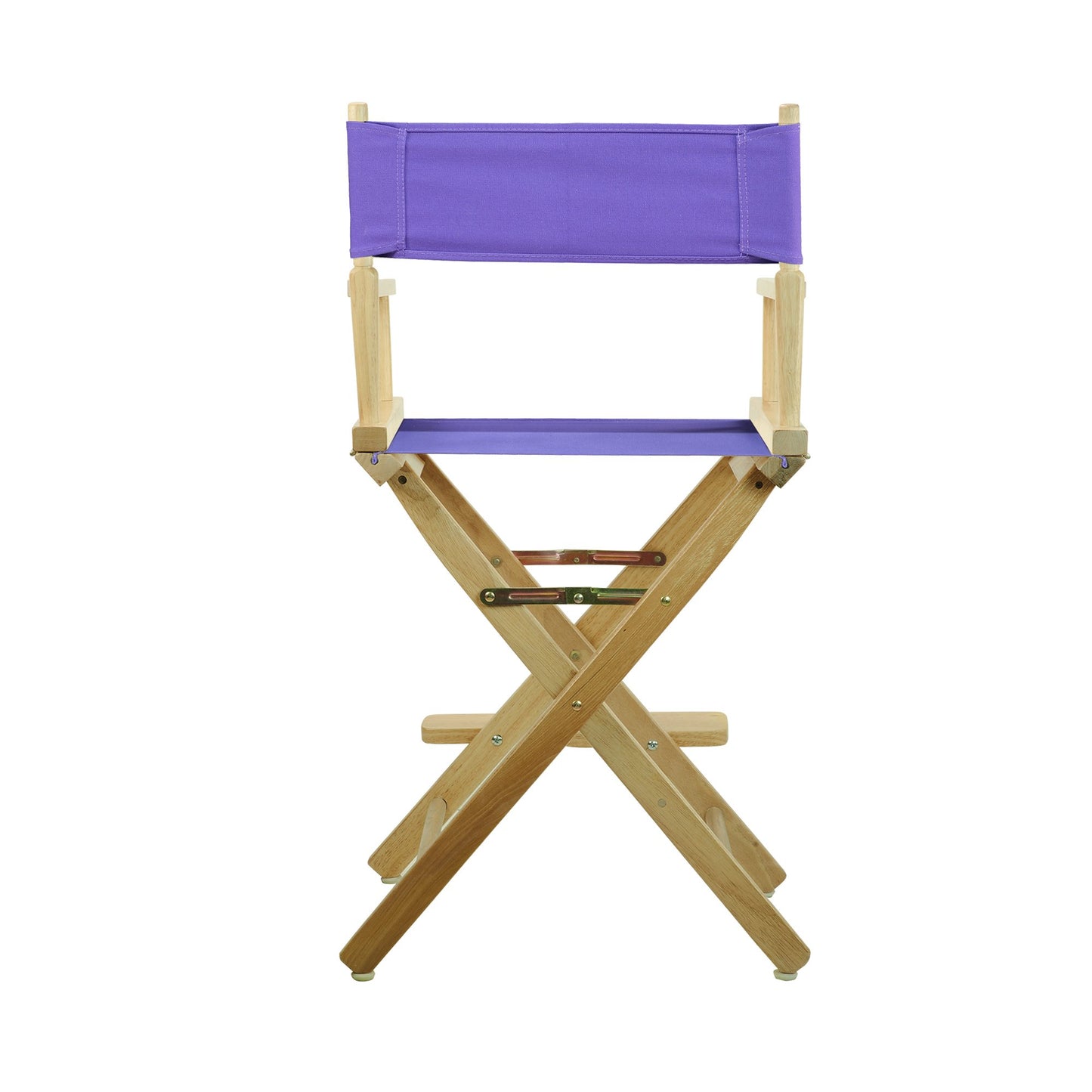 Casual Home 220-00/021-41 Director Chair 24" - Counter Height Natural Frame/Purple Canvas