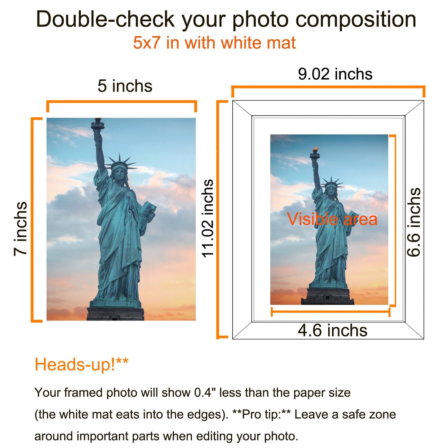 SESEAT 8x10 Picture Frame Natural Woodgrain Set of 6, Display Pictures 5x7 With mat or 8x10 Without Mat