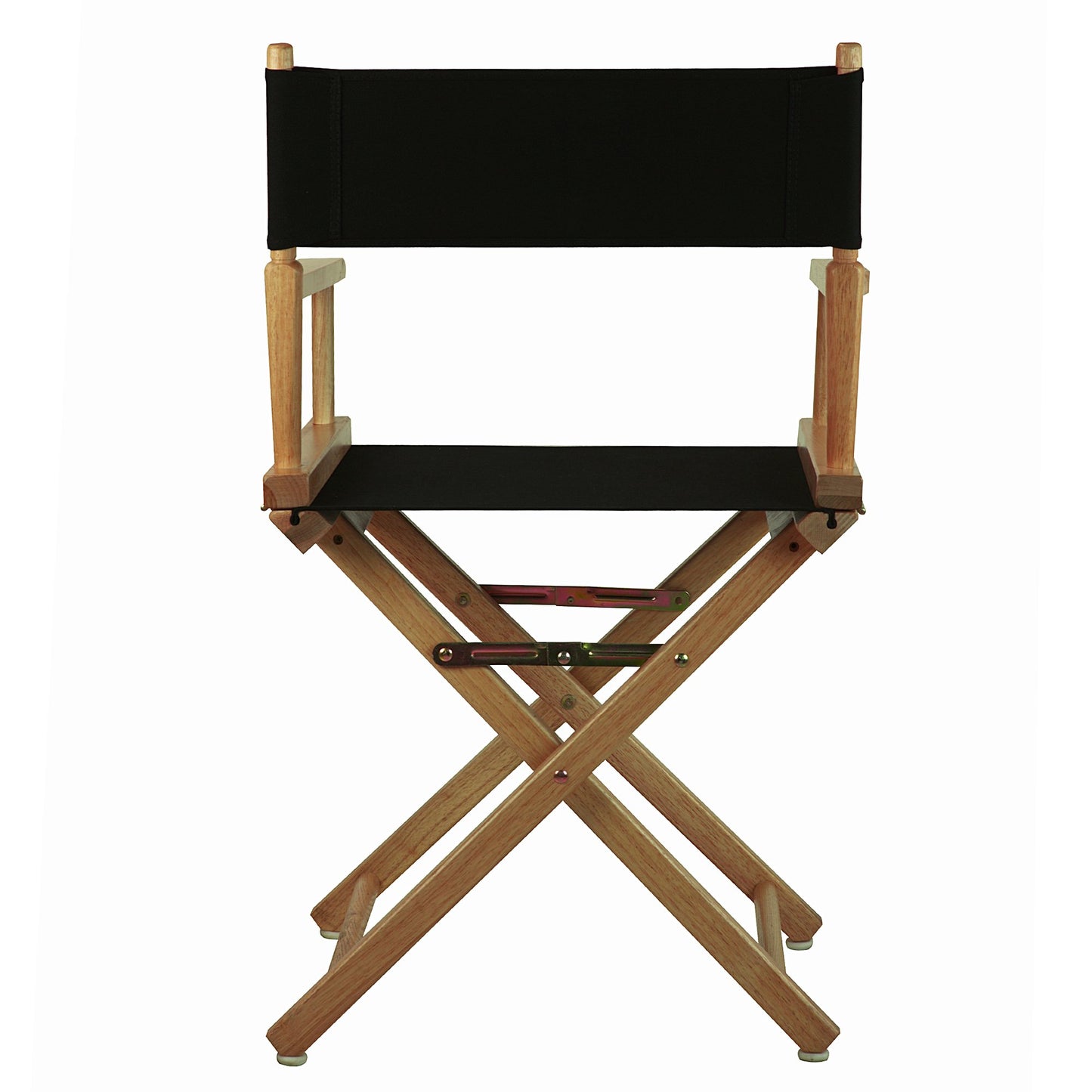 Casual Home 18" Director's Chair Natural Frame with Black Canvas