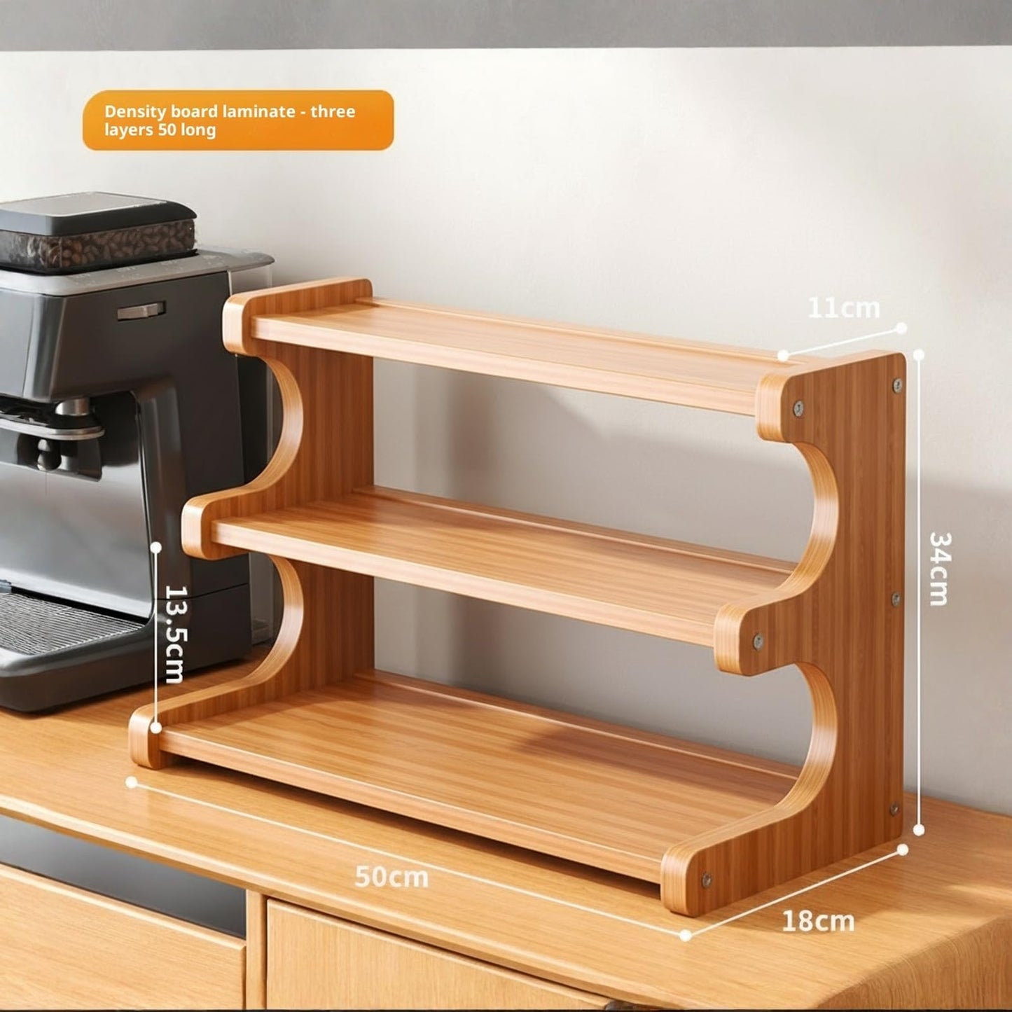 Rainsleep Multifunctional Coffee Mug Organizer for Countertop - Storage and Organization Rack for Cabinet, Holds Coffee Cups and Mugs for Kitchen and Home