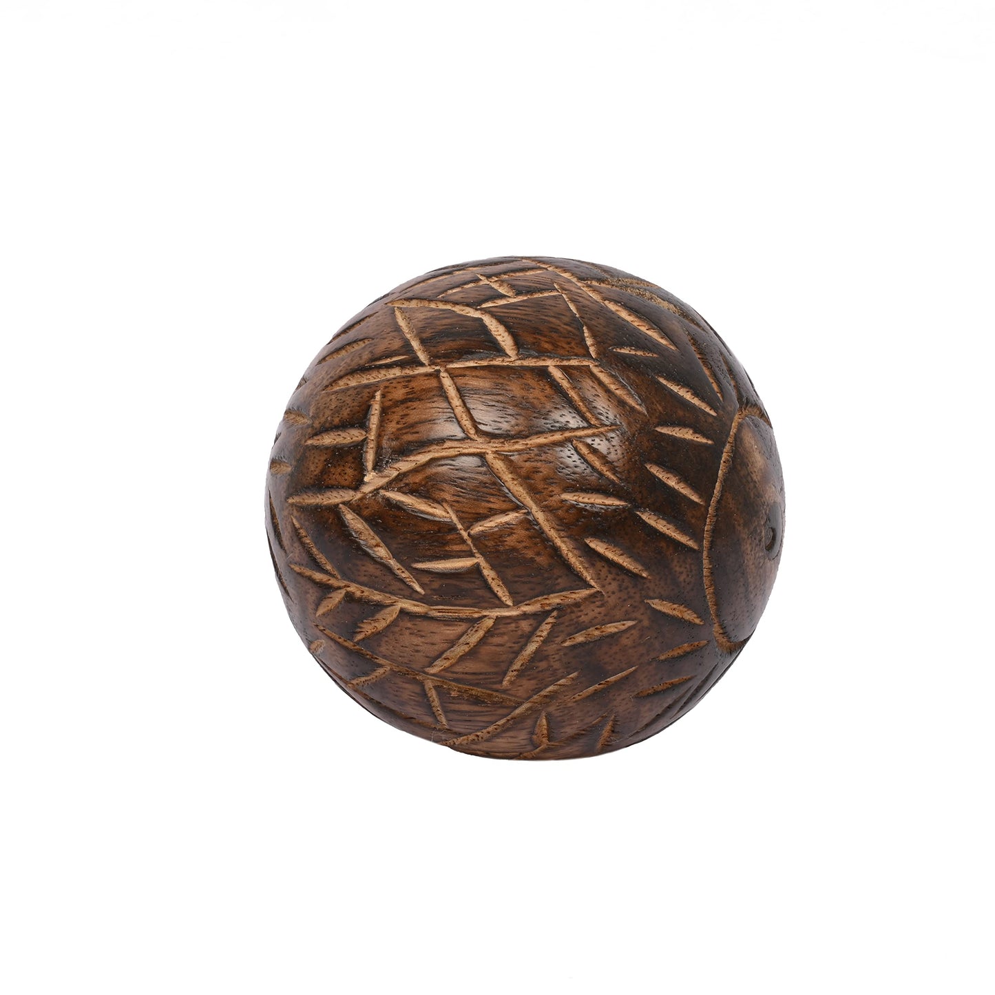 Samhita Decorative Mango Wood Round Balls Set of 3 for Home Decor Modern Decorative Balls for Living Room, Bedroom, Kitchen, Bathroom, Office.