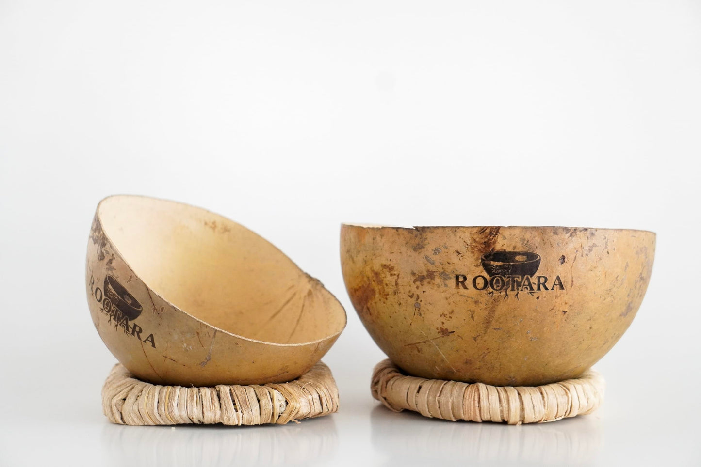 ROOTARA Handcrafted Organic Morro Bowl –Rustic Eco-Friendly Serving Bowl for Salad, Snacks, and Home Decor – Sustainable Artisan Kitchenware PLASTIC FREE (Small)