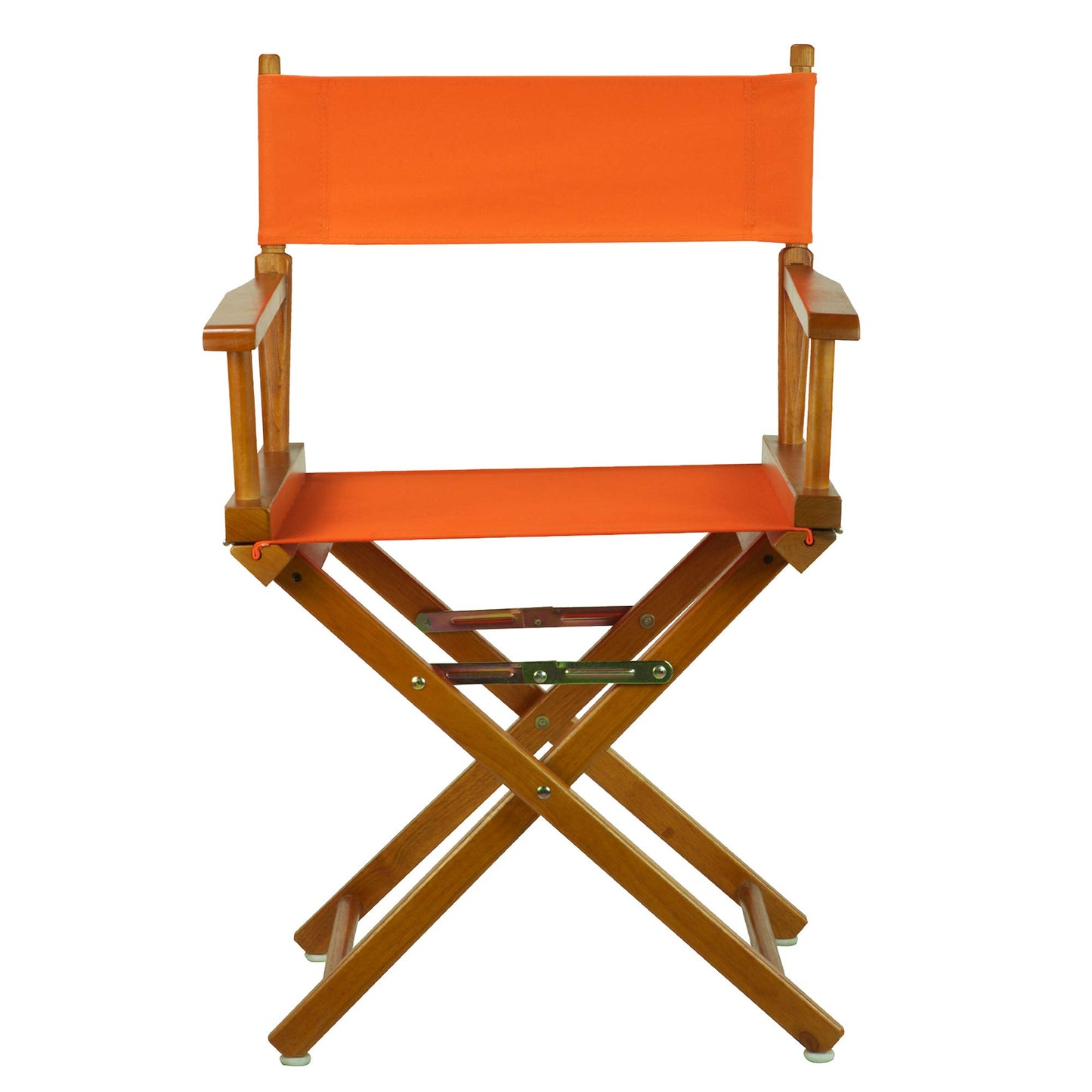 Casual Home 18" Director's Chair Honey Oak Frame with Tangerine Canvas