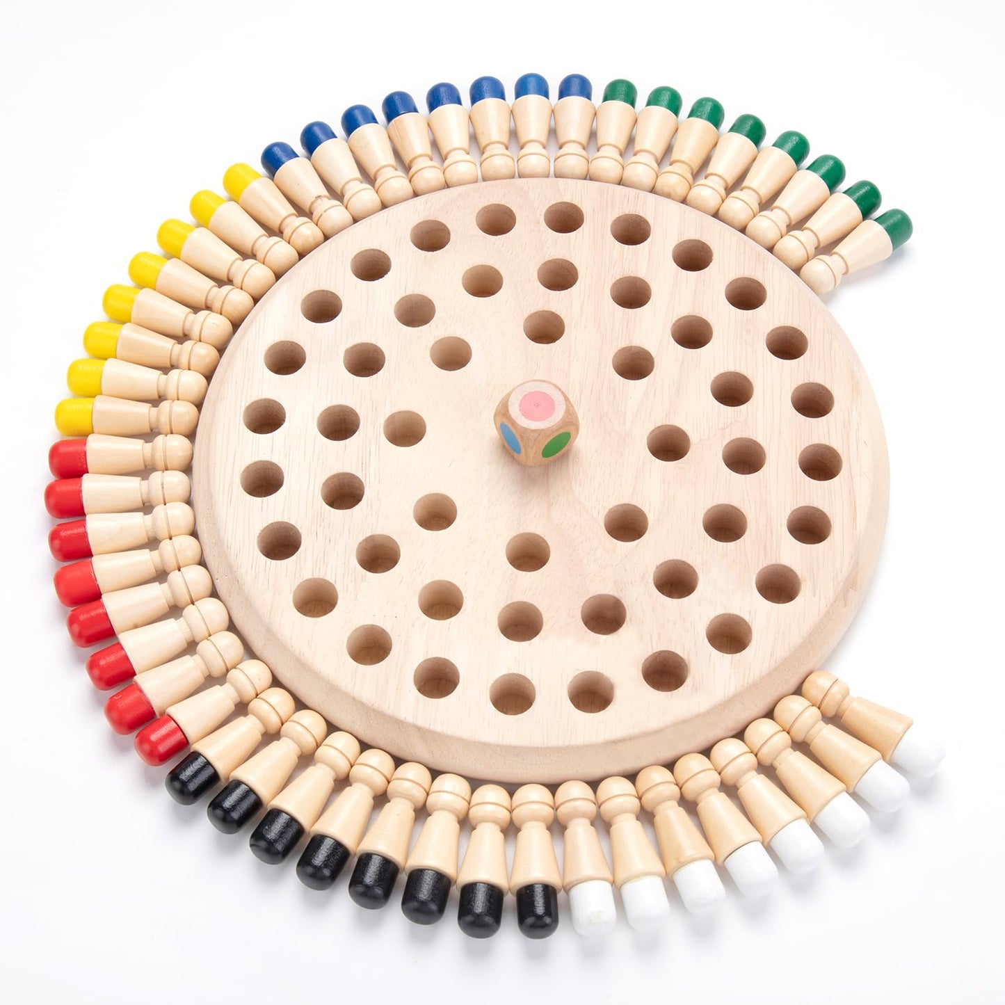 Wooden Memory Chess Matching Game: Large Family Board Games for Kids and Adults, Montessori Preschool Learning Educational Toy, Birthday Gift for Age 3 4 5 6 7 8+ Boy Girl
