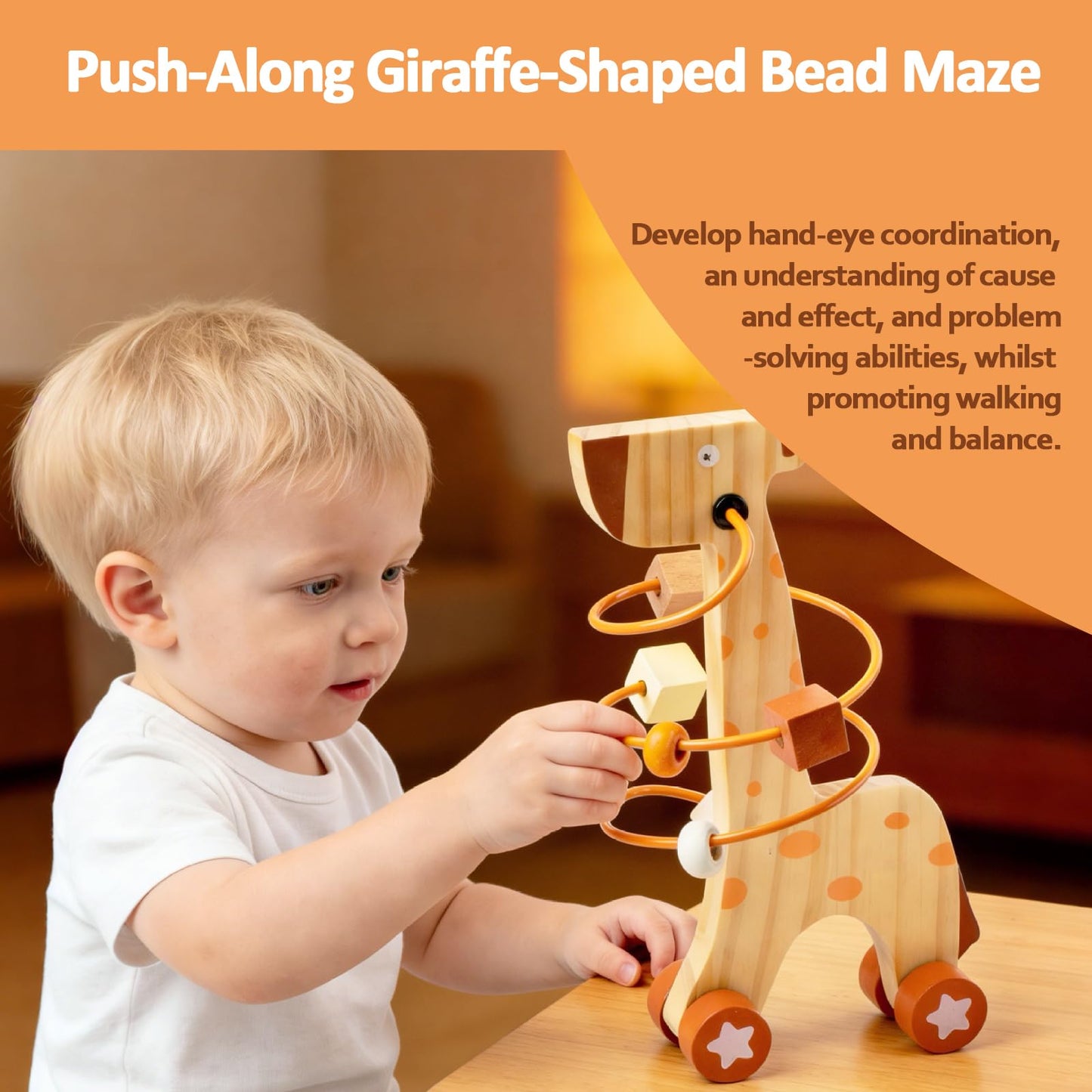 Smartwo Wooden Montessori Toys,Montessori Baby Blocks Toy for 12-18 Months,Shape Sorting,Xylophone,Development Toys for Girls Boys Birthday Chiristmas Gifts