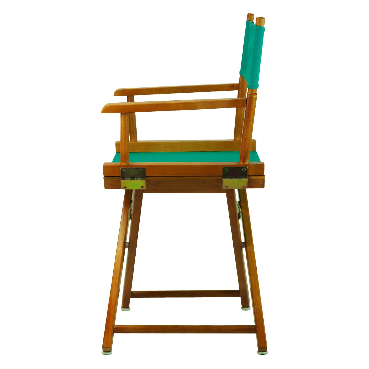 Casual Home 18" Director's Chair Honey Oak Frame with Teal Canvas