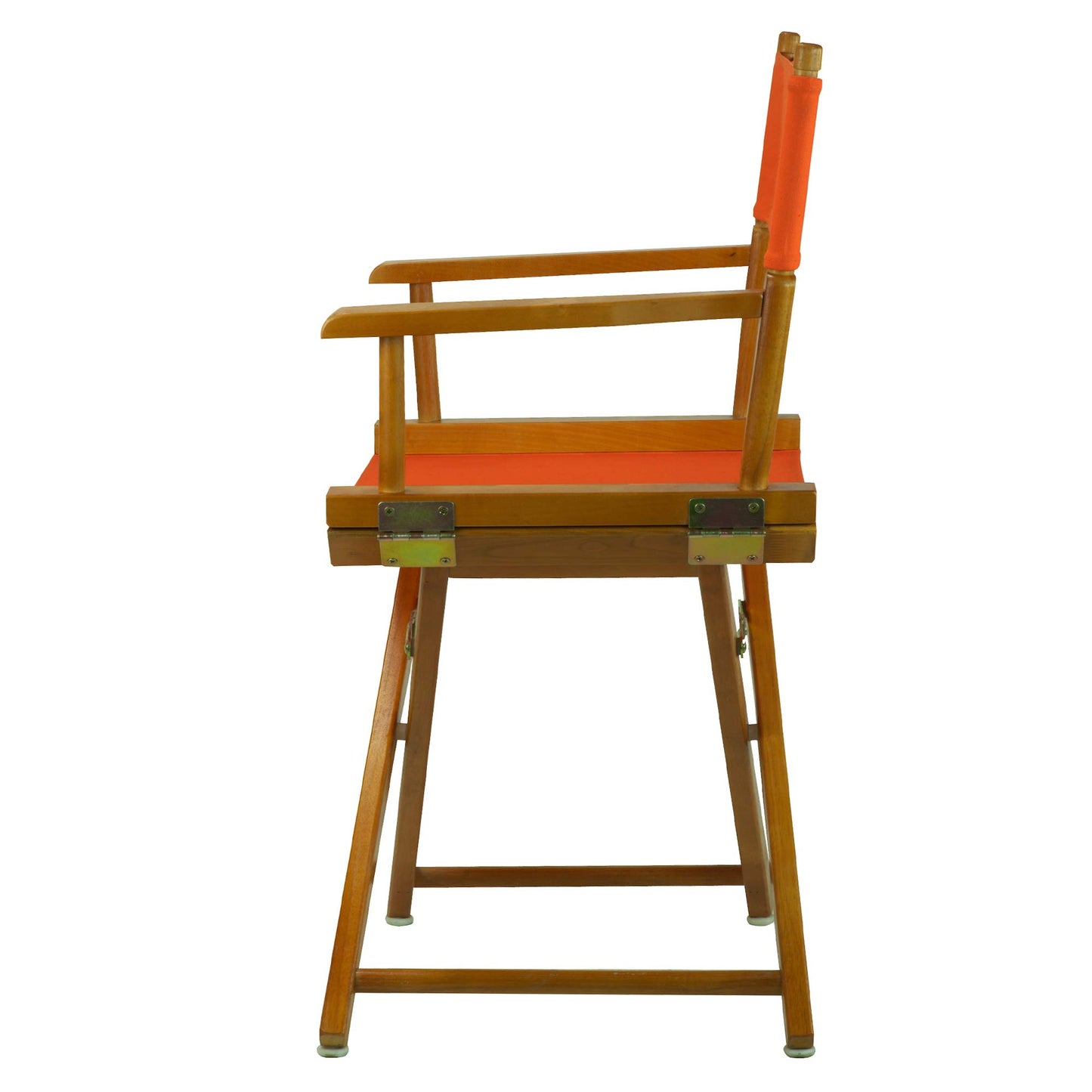 Casual Home 18" Director's Chair Honey Oak Frame with Tangerine Canvas