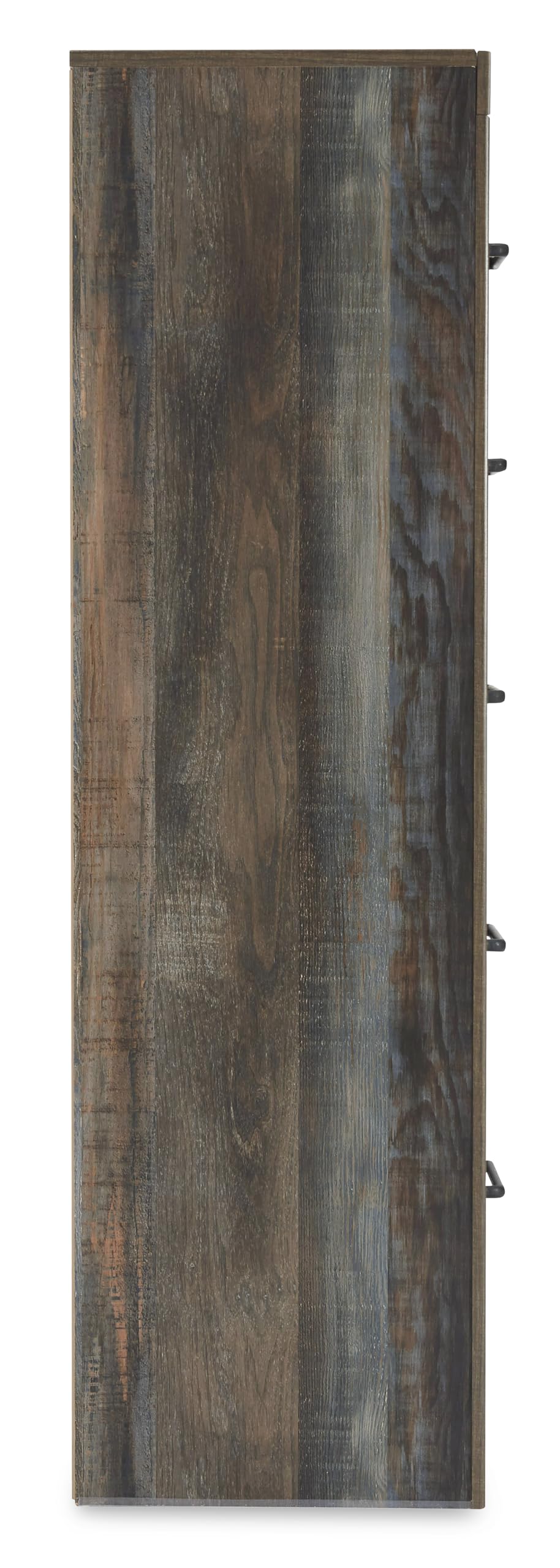 Signature Design by Ashley Drystan Chest of Drawers, 5 Drawer Tall Dresser, Assembled, Engineered Wood, For Bedroom Storage, Brown Gray