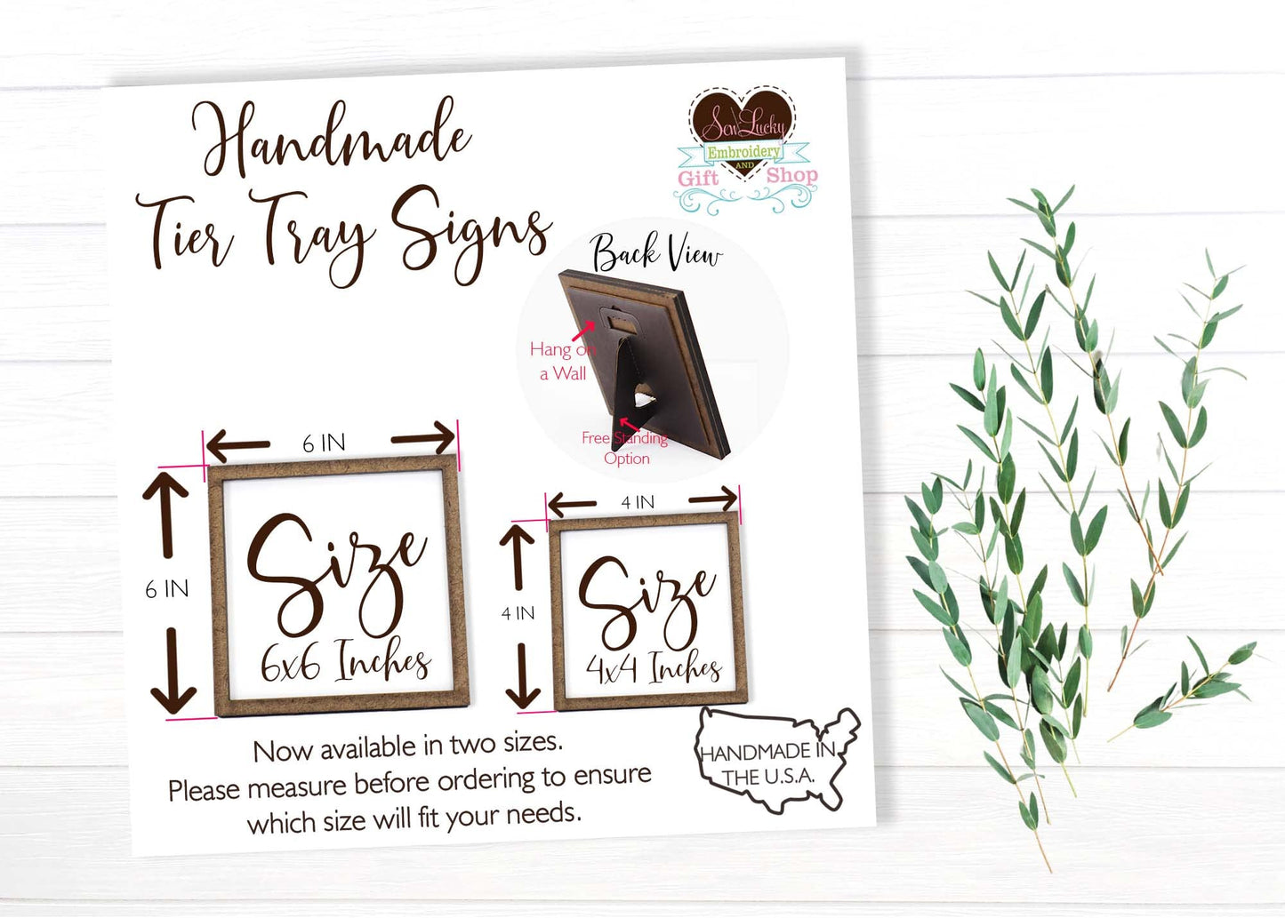 Then Sings My Soul Sign - Tier Tray Sign - Wooden Sign - Wood Sign - Shelf Sitter - Home Decor - Wreath Sign (6" x 6")