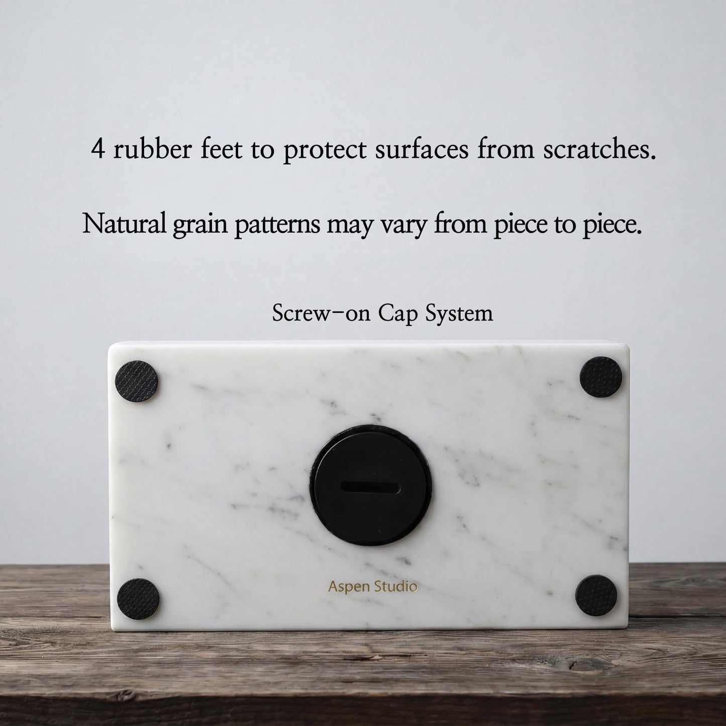 Aspen Studio AspenStudio Carrara Marble Real Urn Genuine Marble Urn for Human Adult Cremation Ashes Decorative urn