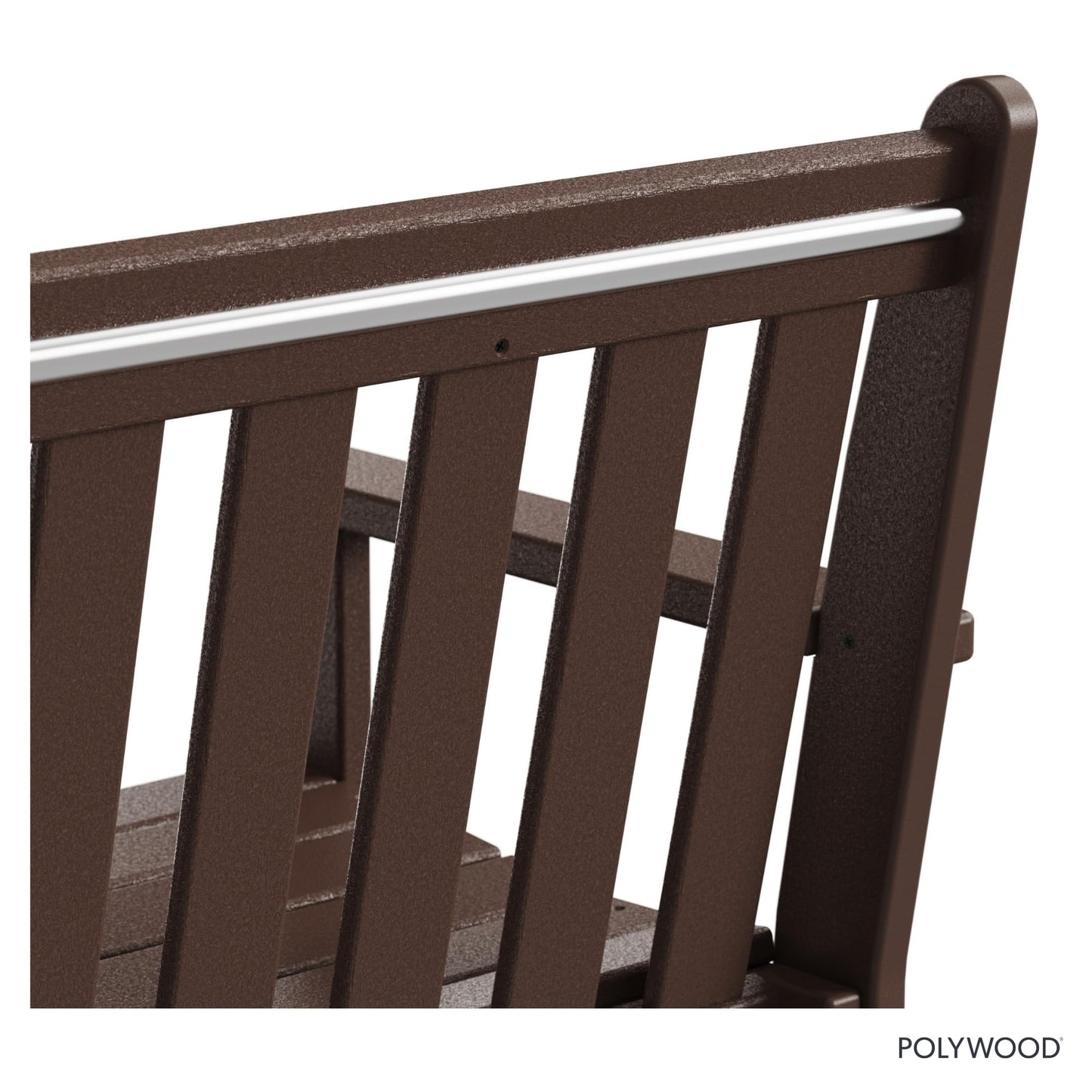 POLYWOOD GNB60MA Vineyard 60" Bench, Mahogany
