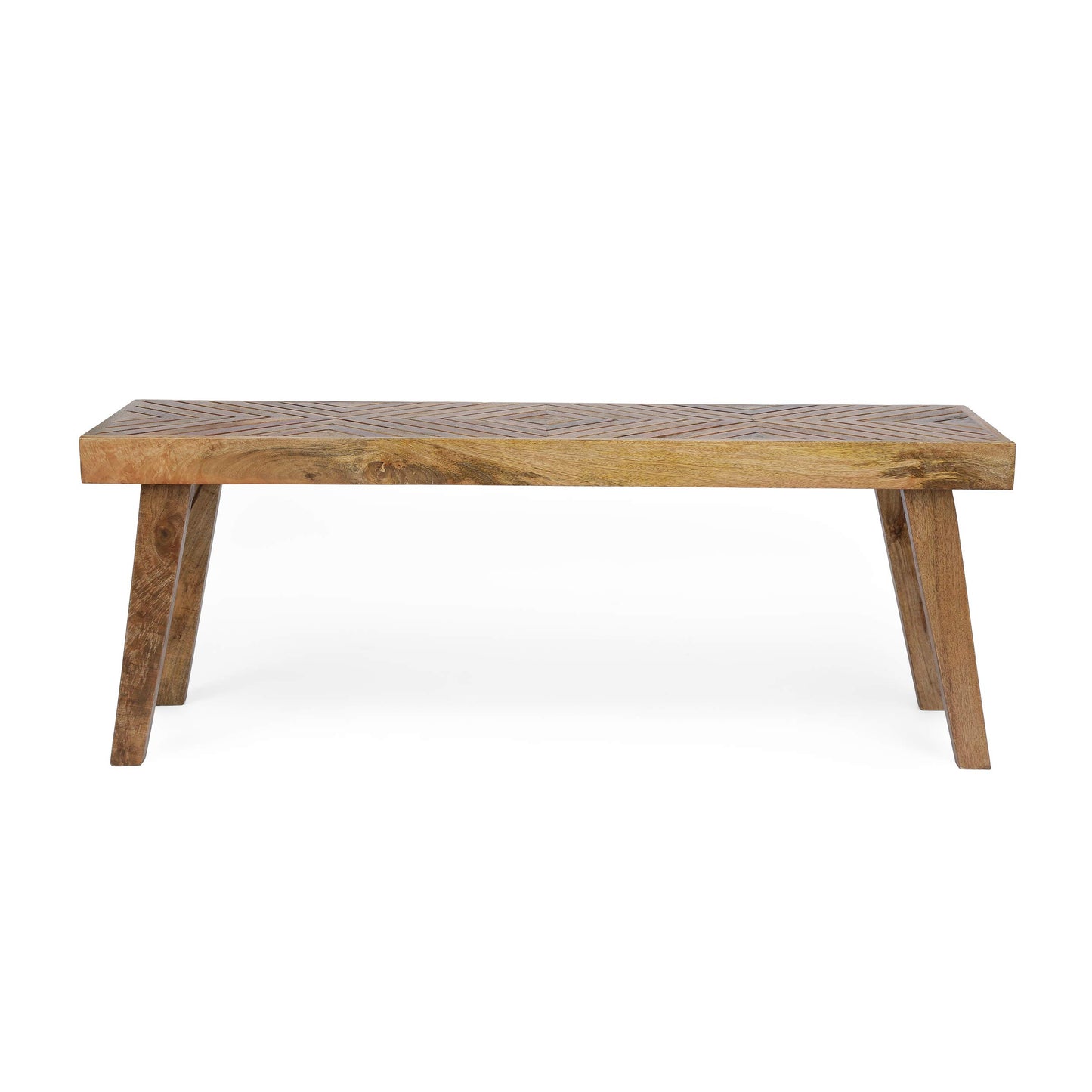 Christopher Knight Home Fircrest Wooden Rectangular Dining Bench, Kitchen Extra Seat, Entryway Bench for Home Hall Living Room, Natural