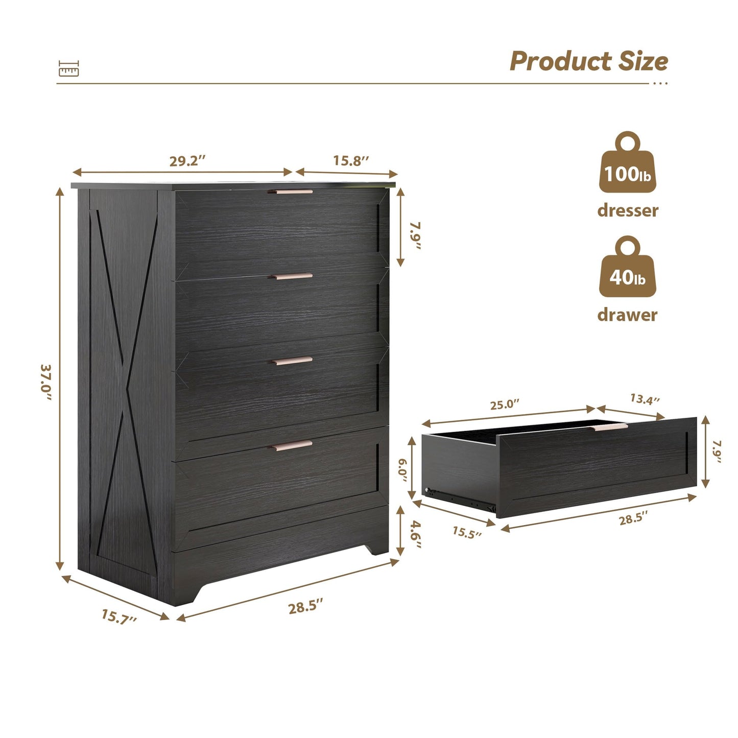 FTZxHKLX Black Wooden Dresser for Bedroom & Shoe Storage Cabinet with 2 Flip Drawers Set, Tall Dresser with Drawers & Hidden Freestanding Shoe Organizer for Closet, Entryway, Living Room, Hallway