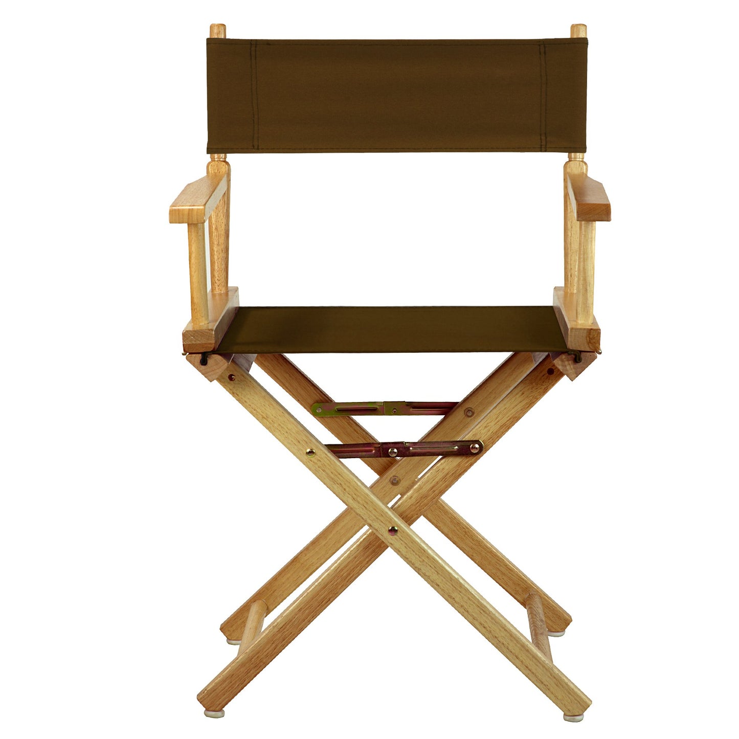 Casual Home 200-00/021-45 Director's Chair Canvas 18" - Classic Height Natural Frame/Brown
