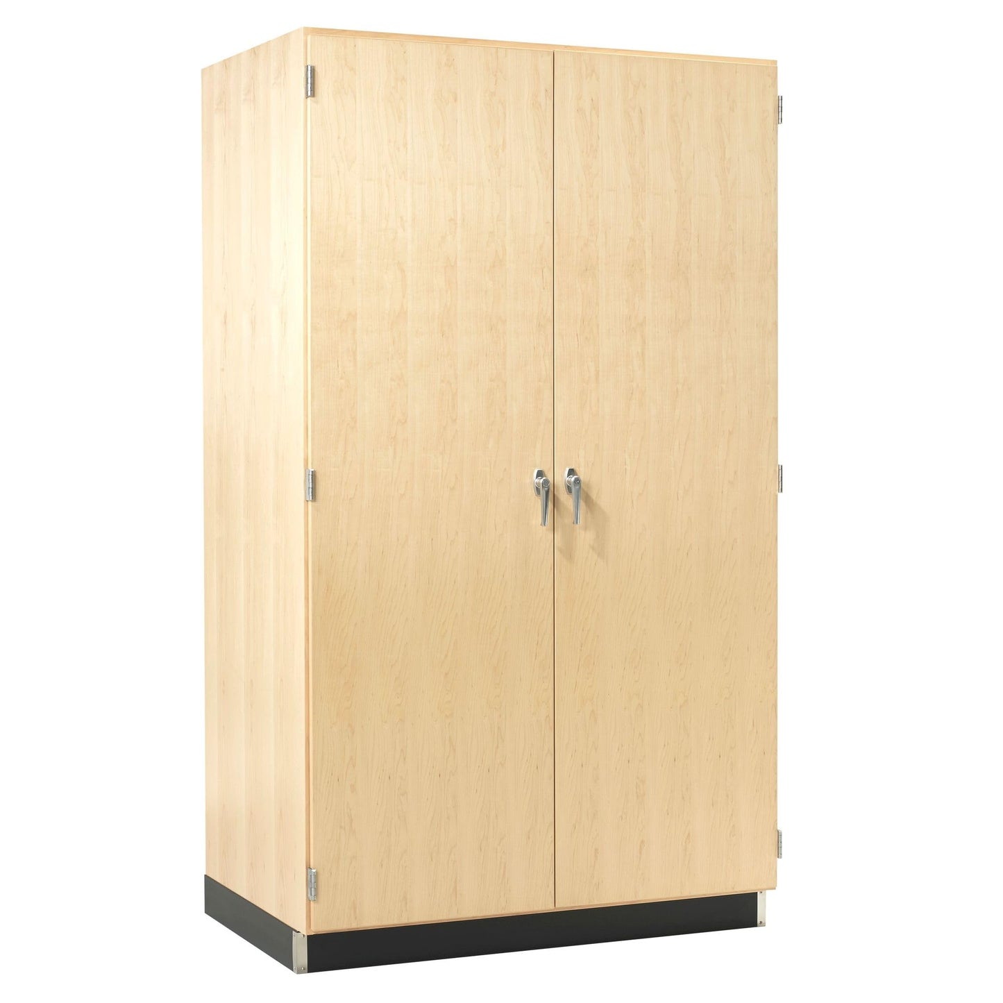 Diversified Spaces Classroom Flat Paper Storage Cabinet, 48"W x 30"D x 84"H, Maple Construction, 2 Adjustable Shelves (1 Fixed), 7 Drawers, Locking Double Doors, Chemical Resistant Finish, Made in USA