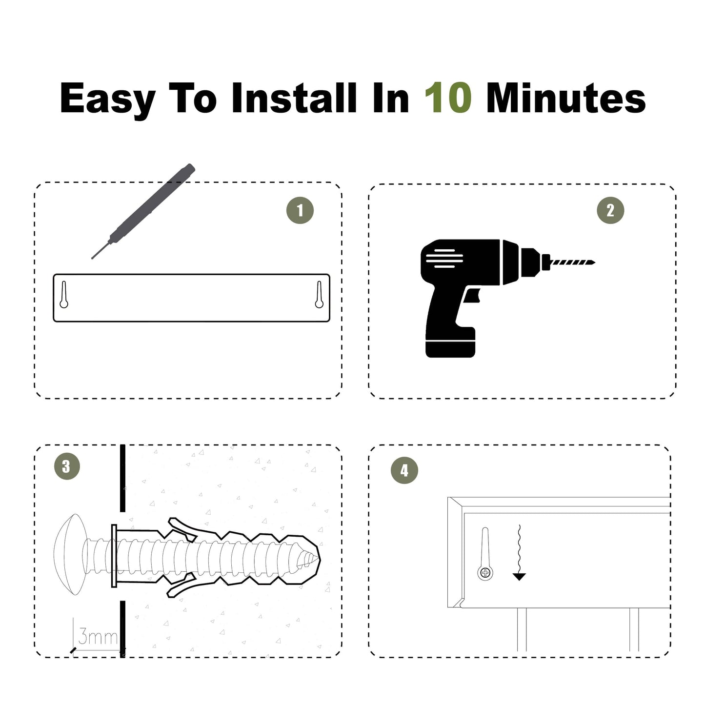 GEMAPOCO® Key Holder Wall Mount with 5 Retractable Hooks,17-Inch Finland-Designed Key Hanger with Shelf, Modern Coat Rack Wall Mount,Minimalist Space-Saving Entryway & Hallway Furniture - Walnut Brown