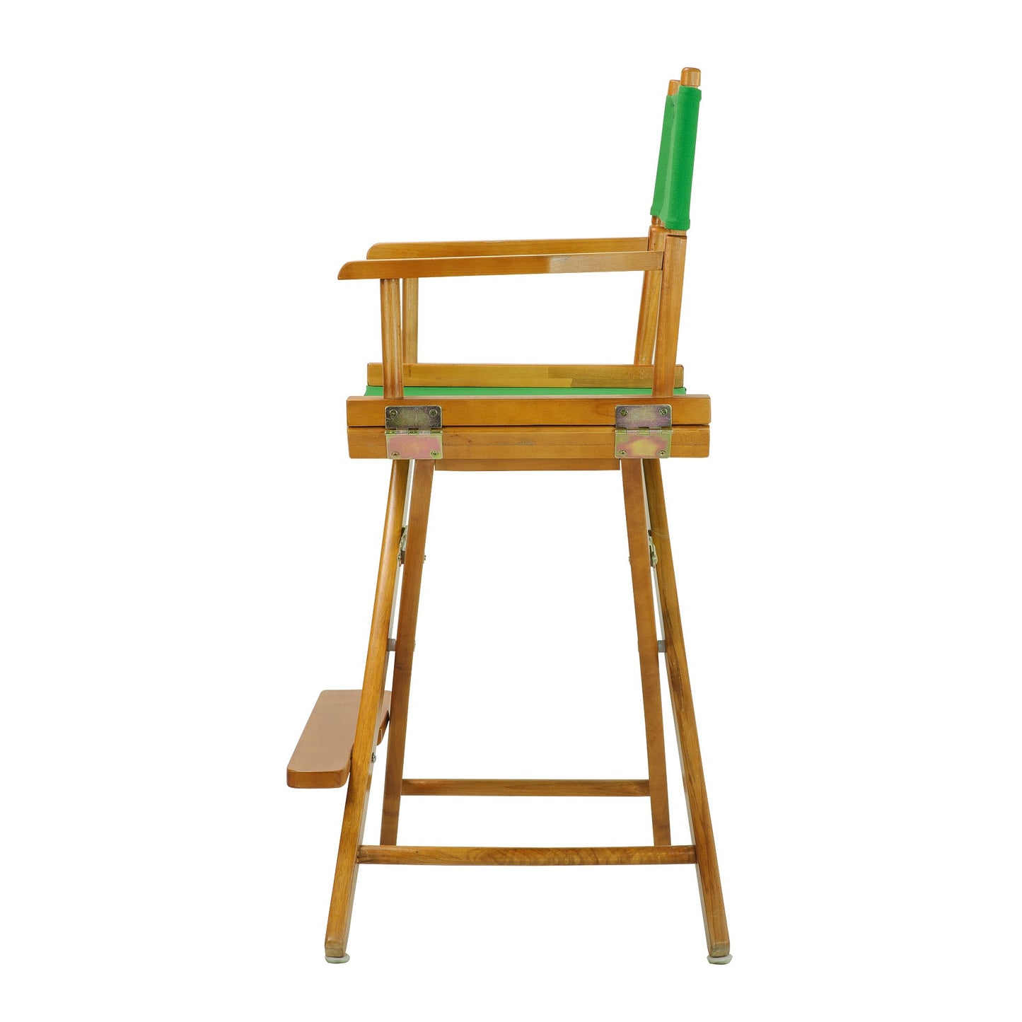 Casual Home Director's Chair ,Honey Oak Frame/Green Canvas,24" - Counter Height