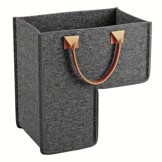 Stair Basket - Laundry Basket, Space-Saving Closet Storage | Carpeted Stairs Closet Storage with Handle for Wooden Staircase Carpeted Stairway Household Apartment
