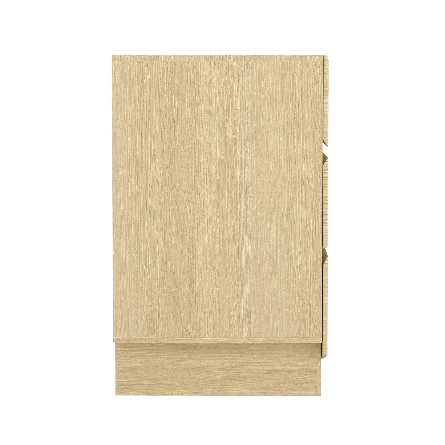 Manhattan Comfort Ardea Modern 6 Drawer Dresser, 72" Wide Minimalist Contemporary Storage, Smooth-Glide Handle-Free Drawers, Natural Oak
