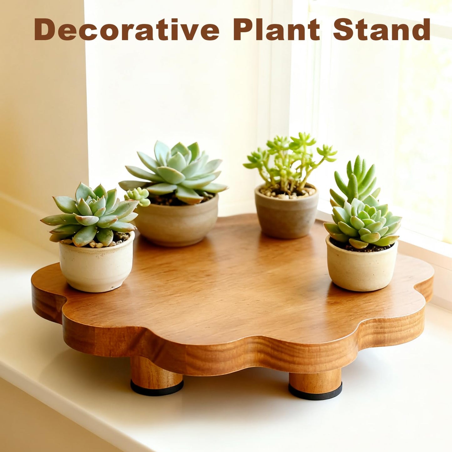 Wooden Tray, 10" Rustic Decorative Wood Soap Tray for Kitchen and Bathroom Counter Organizer Natural Wood Grain, Tidy up Cluttered Desktop, Enhance Decorative Space(2 Pack)