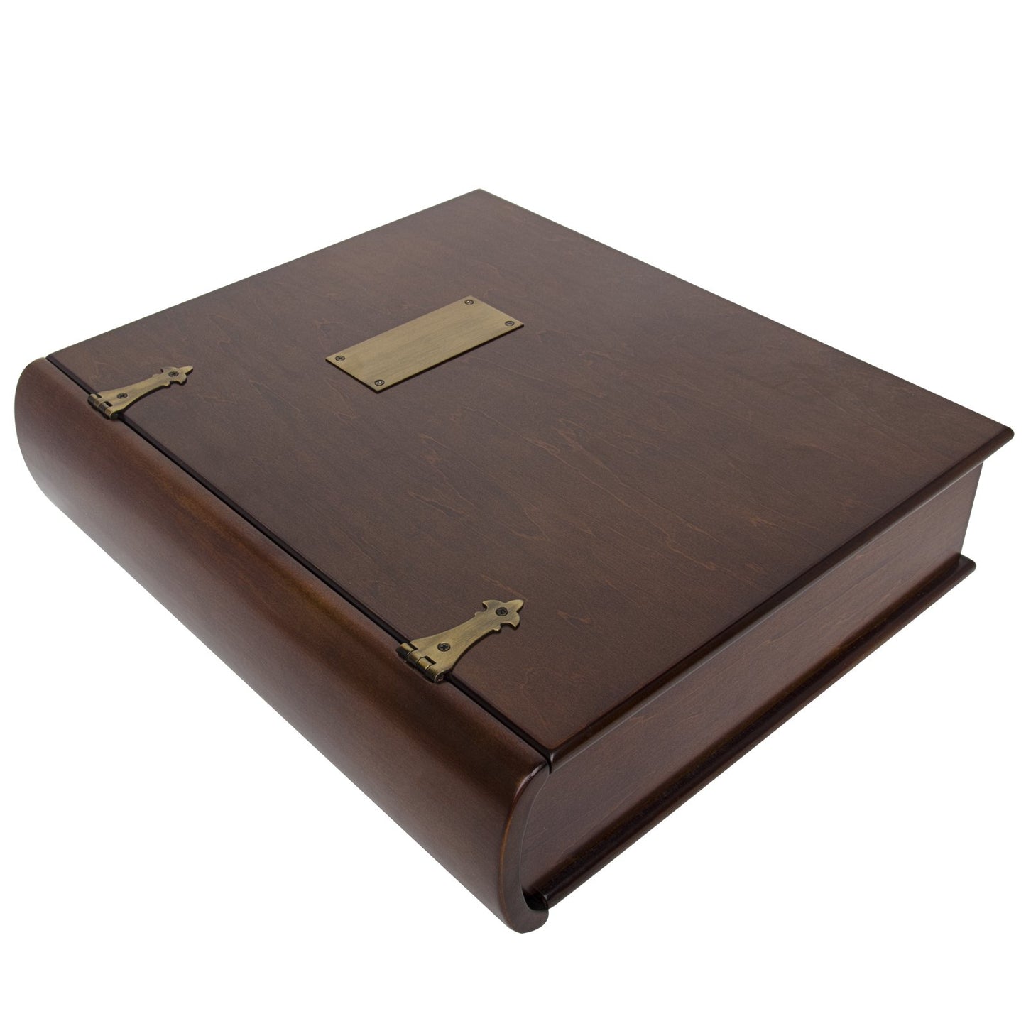 Arolly Large Premium Wood Memory Keepsakes Box - Treasure Decorative Storage Chest Organizer with Aesthetic Finish for Photos Jewelry Trinkets Collectible Mementos