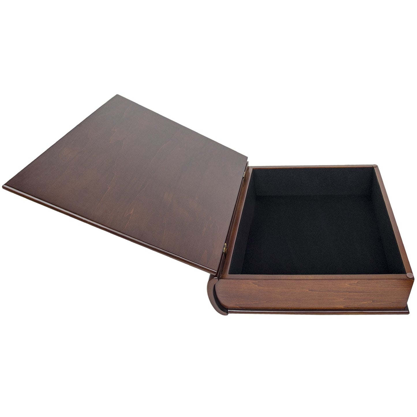 Arolly Large Premium Wood Memory Keepsakes Box - Treasure Decorative Storage Chest Organizer with Aesthetic Finish for Photos Jewelry Trinkets Collectible Mementos