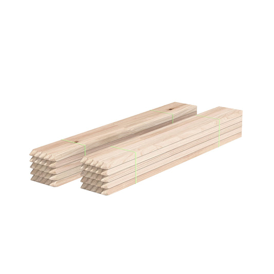 Greenes Fence 2 Ft. Wooden Garden and Sign Post Stakes (50-Pack)