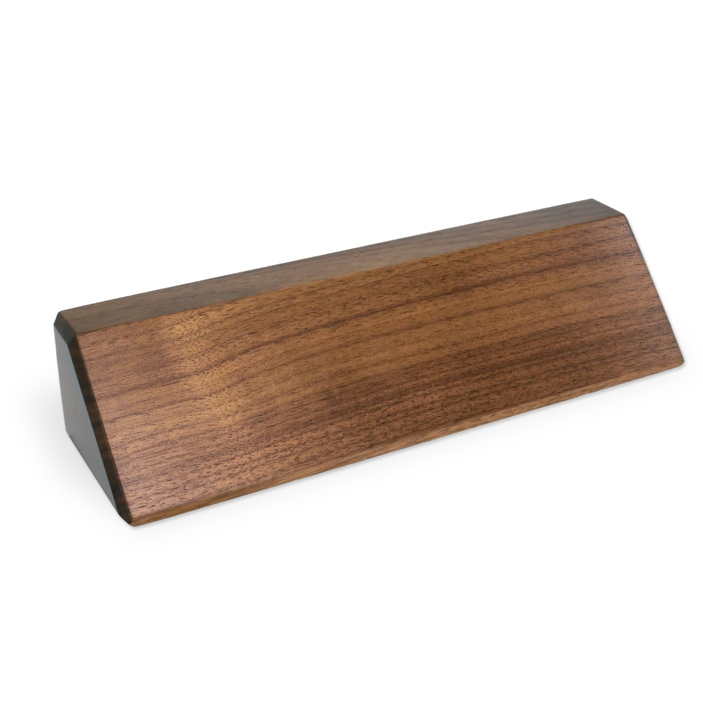 ExcelMark Blank Wood Desk Nameplate - 2"x 8"(Walnut)